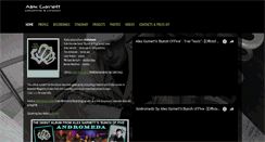 Desktop Screenshot of alexgarnettsax.com